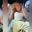 Novia aceptó el reto de desmaquillarse antes de la boda. Llegó carilavada pero con 3.000 dólares en los bolsillos, y un mensaje de amor propio invaluable.