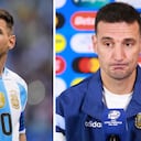 Scaloni habló de Messi.
