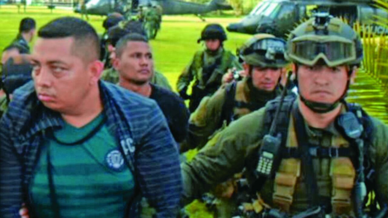 Arley Úsuga el día de sus captura.