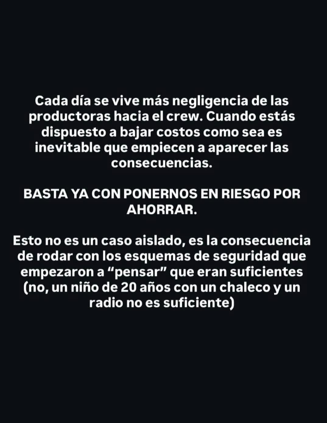 Francisca Estévez denuncia negligencia