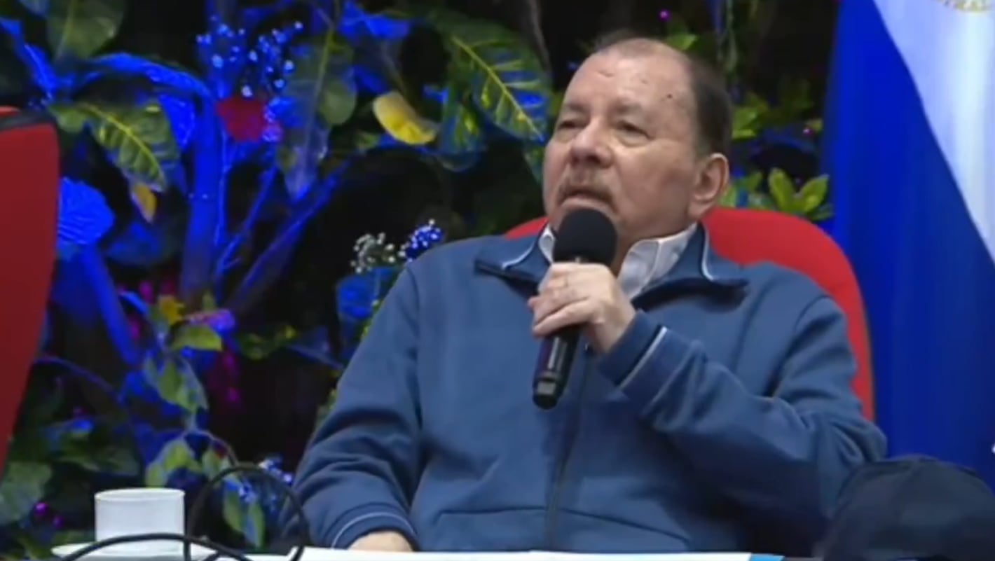 Daniel Ortega, en evento público