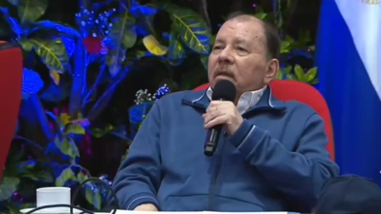 Daniel Ortega, en evento público