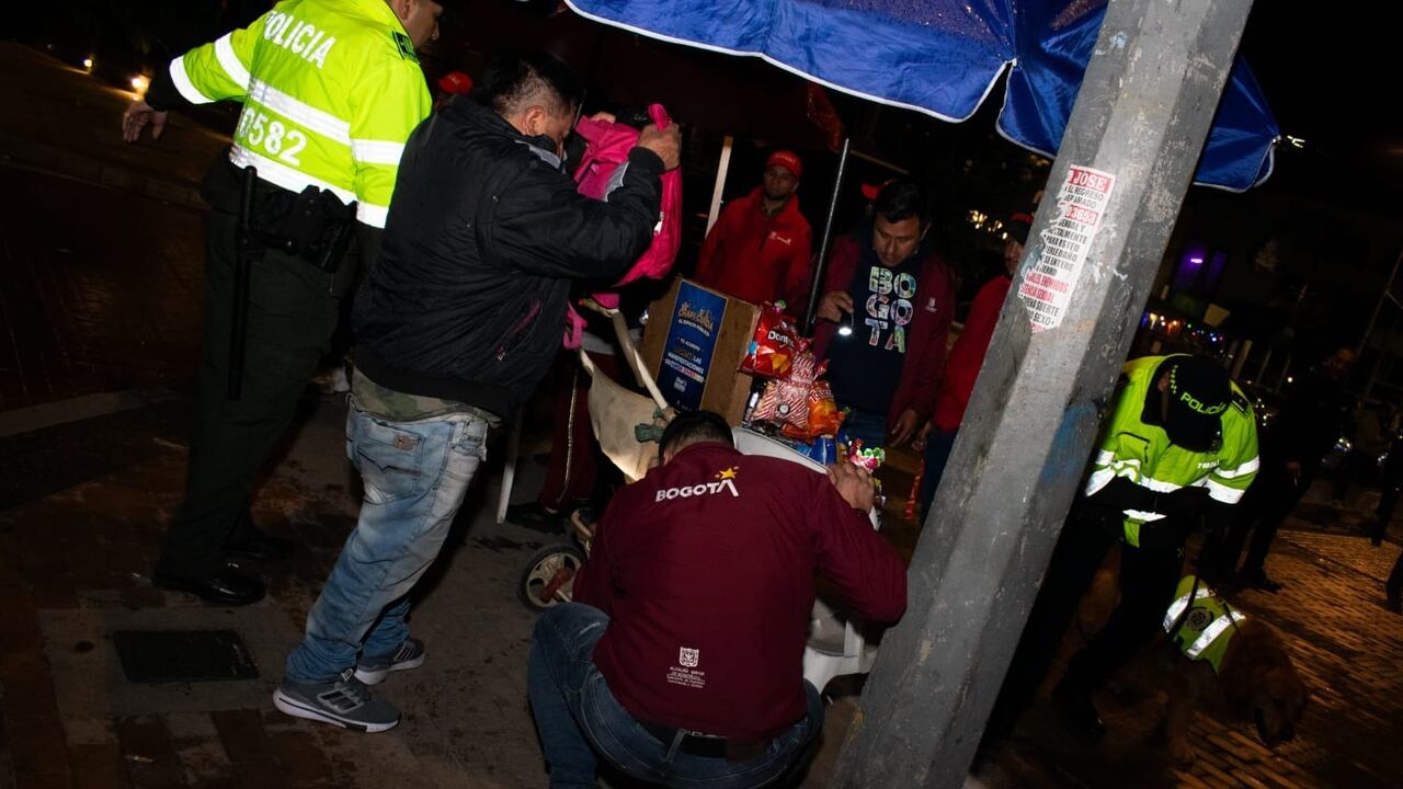 Operativos nocturnos en Bogotá