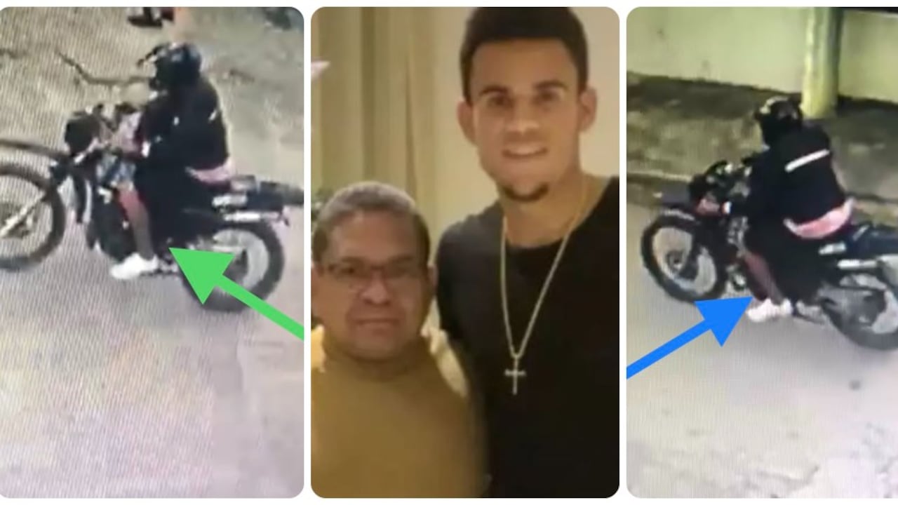 Uno de los secuestradores que seguía a los padres de Luis Díaz en una moto tenía tatuada la pierna izquierda.