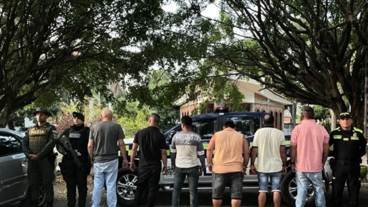 Capturados por hurto de cerdos.