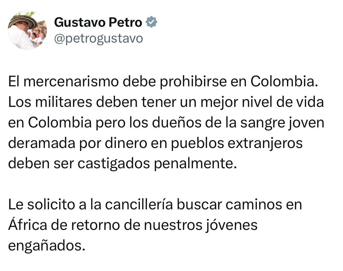 Mensaje presidente Gustavo Petro