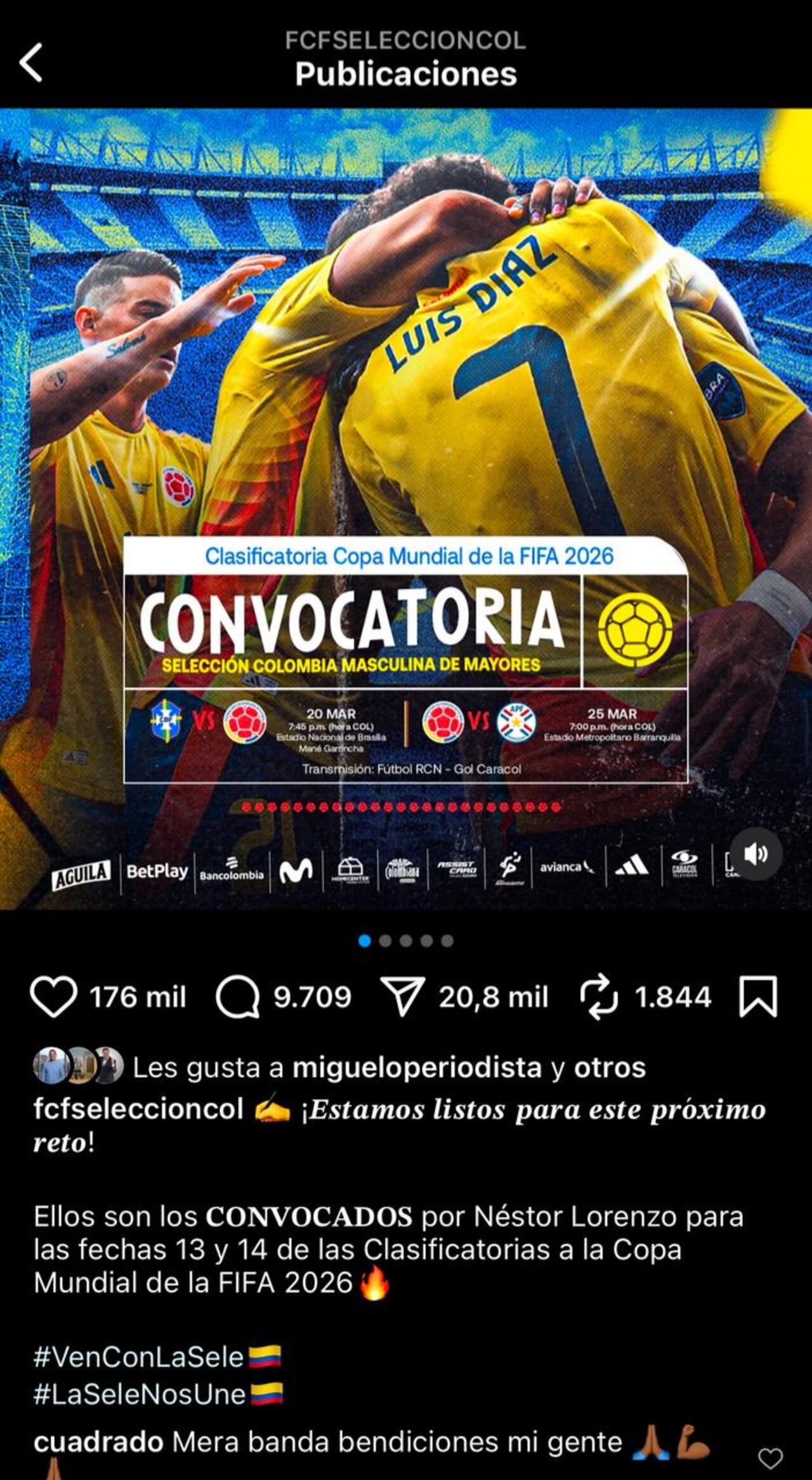 Comentario de Cuadrado.