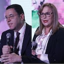 Ignacio Zarante, presidente de la Asociación Colombiana de Médicos Genetistas; y Luz Victoria Salazar, presidenta del Observatorio Interinstitucional de Enfermedades Huérfanas; Diego Rosselli, profesor del Departamento de Epidemiología Clínica y Bioestadística de la Facultad de Medicina de la Pontificia Universidad Javeriana.