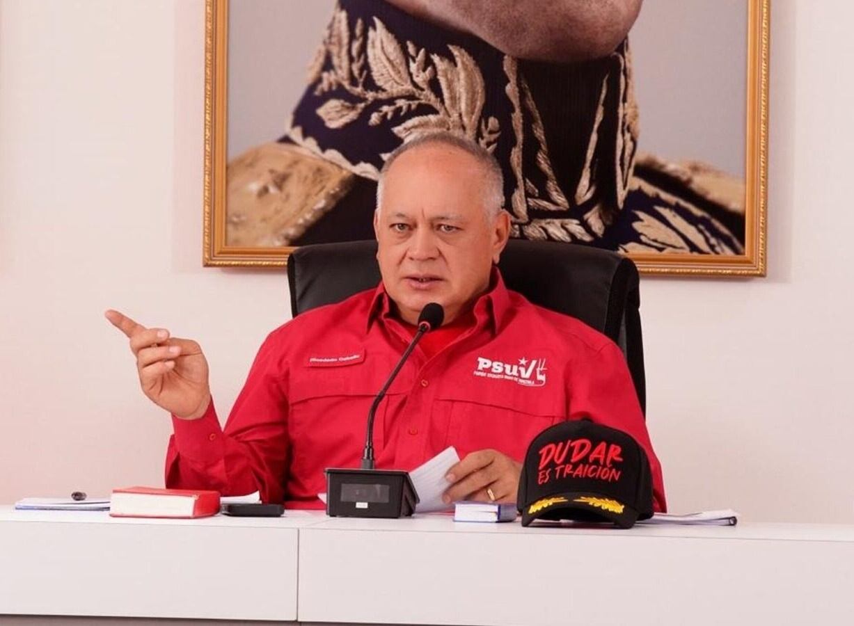 Diosdado Cabello habla de liberaciones en Venezuela