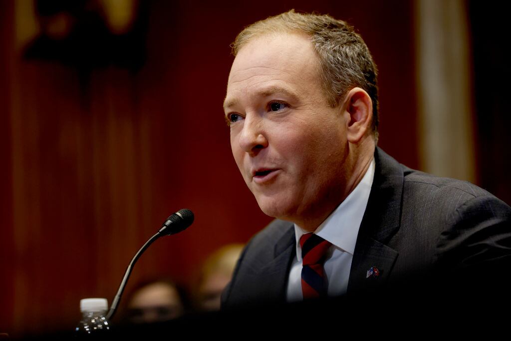 WASHINGTON, DC - JANUARY 16: Former Rep. Lee Zeldin (R-NY), U.S. President-elect Donald Trump’s nominee to be Administrator of the Environmental Protection Agency, speaks during his Senate Environment and Public Works confirmation hearing on Capitol Hill on January 16, 2025 in Washington, DC. During the hearing Zeldin was questioned on his environmental record and how he would lead the agency to combat climate change.  (Photo by Anna Moneymaker/Getty Images)