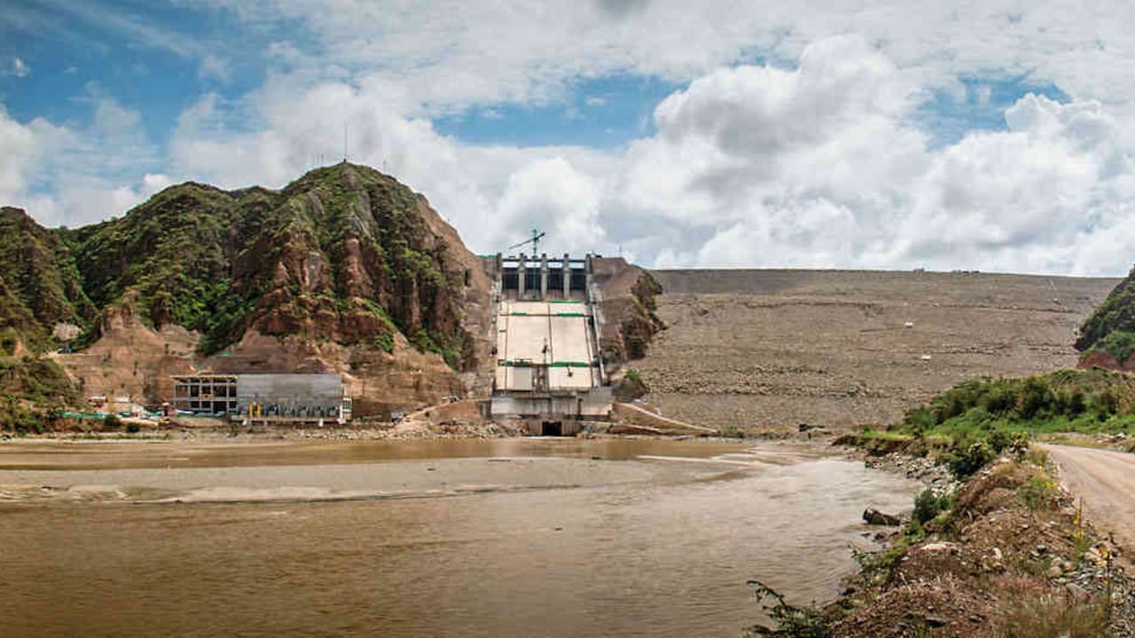 Hidroeléctrica El Quimbo, Huila. Foto: Víctor Galeano