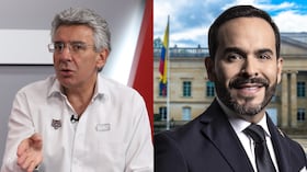 De izquierda a derecha: Enrique Gómez y Abelardo De La Espriella.