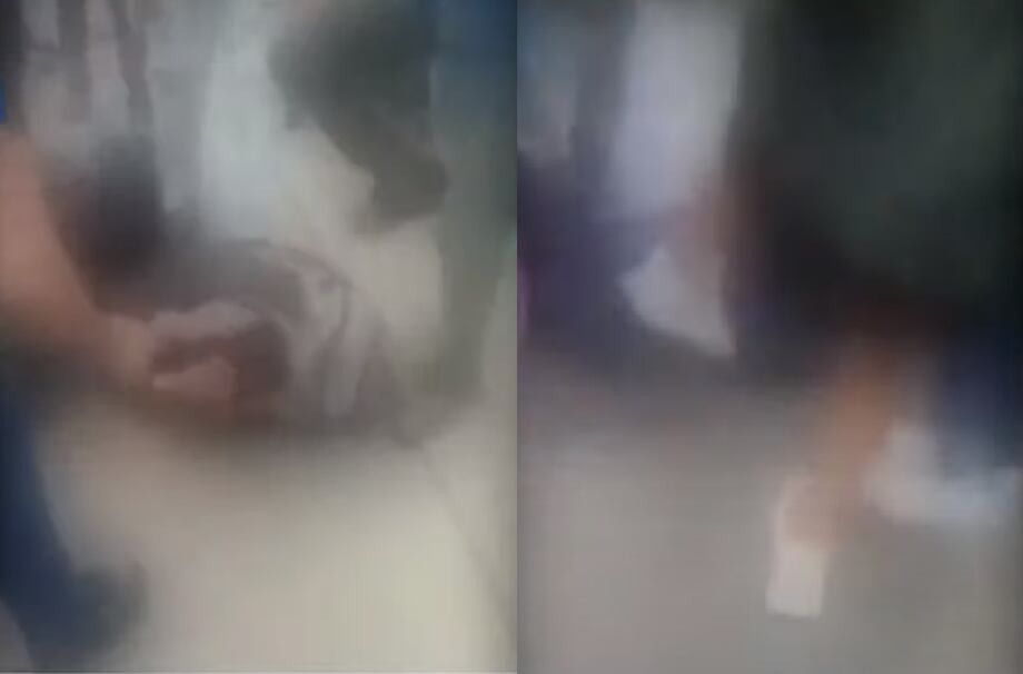 Ladrones en Bogotá son golpeados brutalmente.