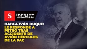 Habla Iván Duque: le responde a Petro tras accidente de avión Hércules de la FAC