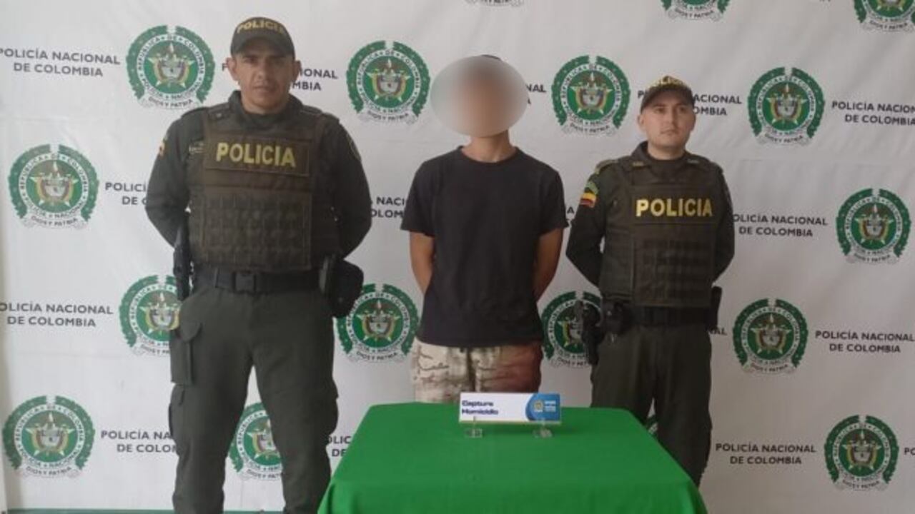 Presunto homicida capturado en Bucaramanga.
