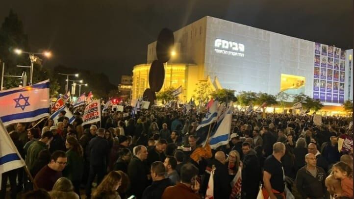 Protestas en Tel Aviv