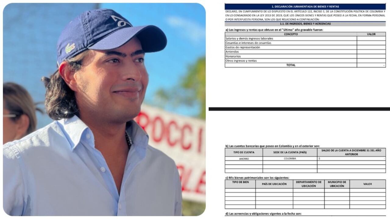 Nicolás Petro no ha presentado la declaración pública de los bienes y rentas desde el 2020, cuando fue elegido diputado. El documento aparece en la página de la Función Pública.