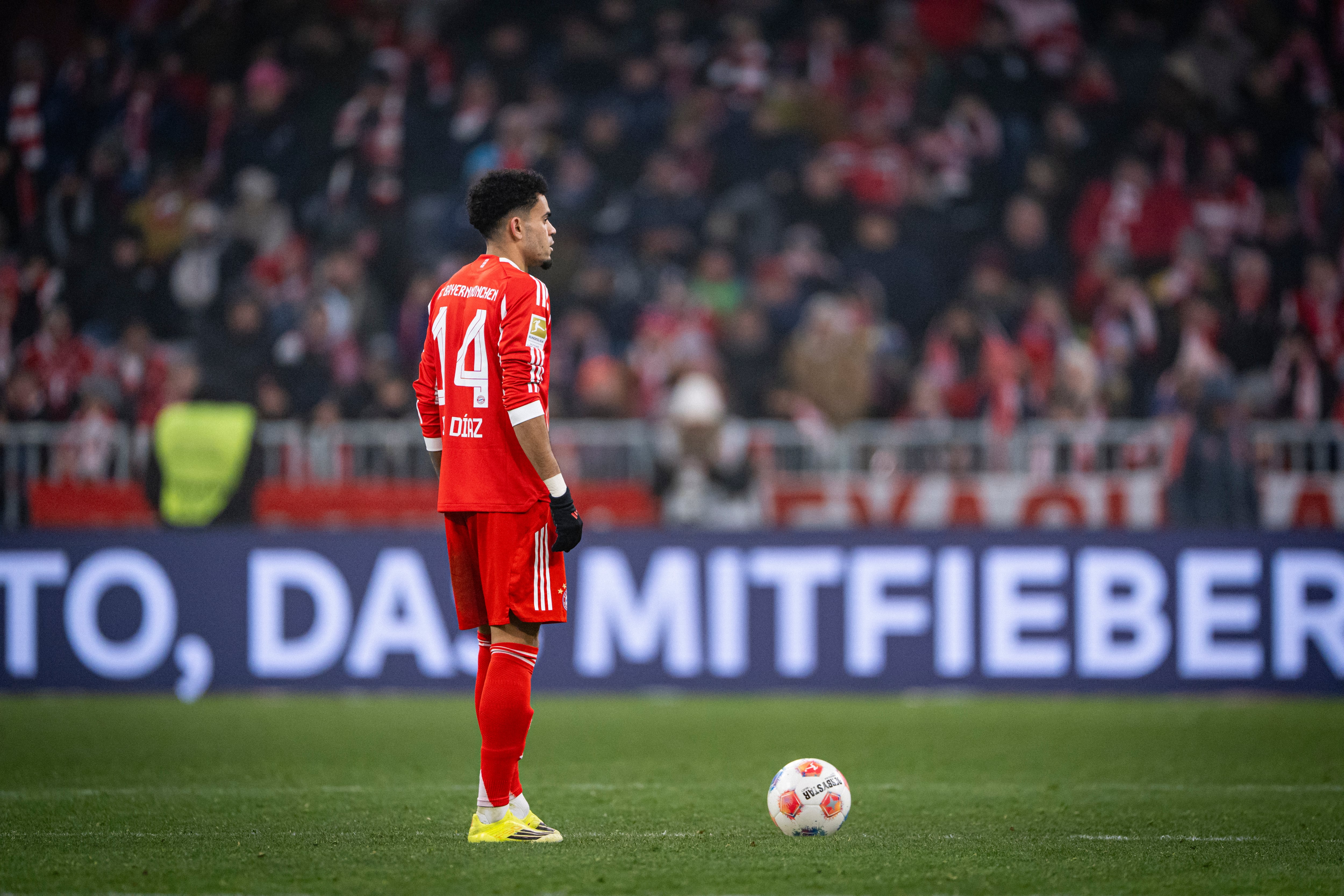 Luis Díaz, jugador del Bayern Múnich y la Selección Colombia