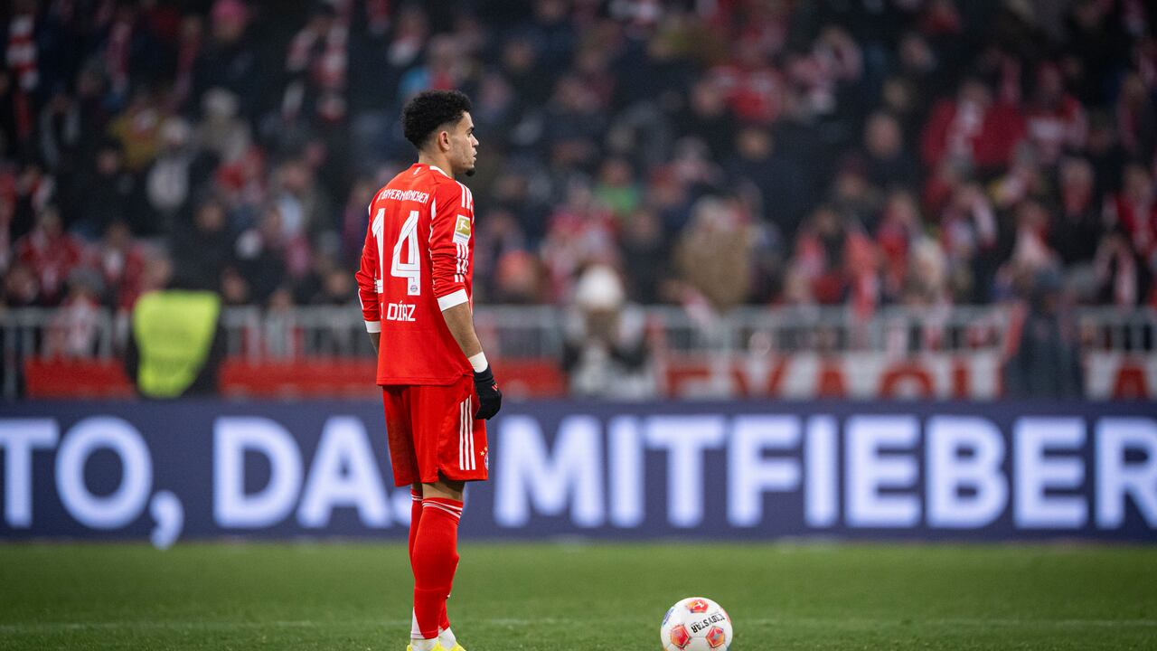 Luis Díaz, jugador del Bayern Múnich y la Selección Colombia
