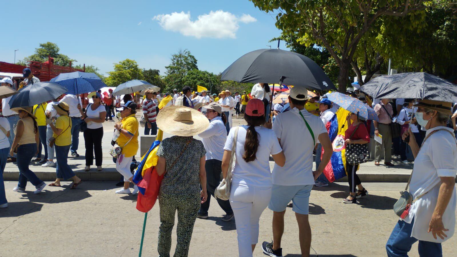 Marcha en Barranquilla.