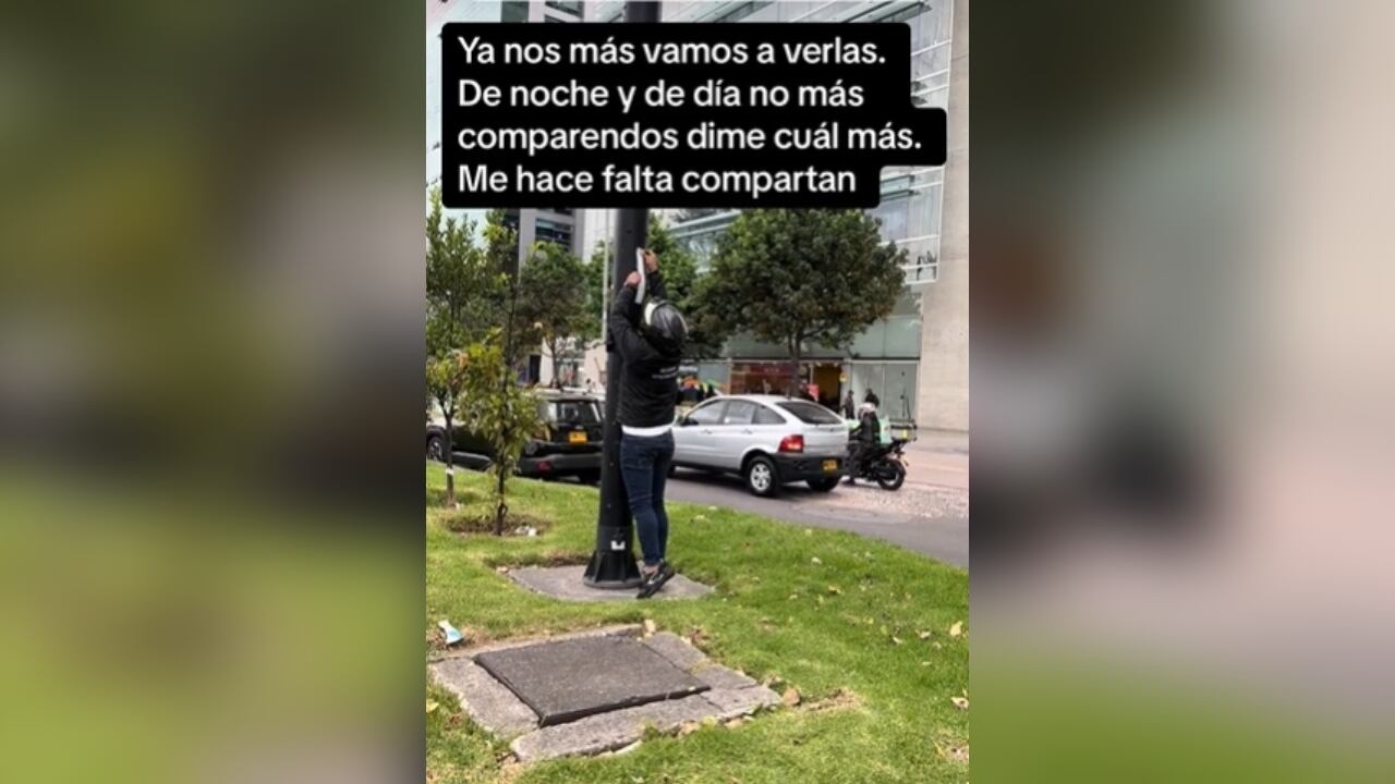 El hombre es alentado en los comentarios.