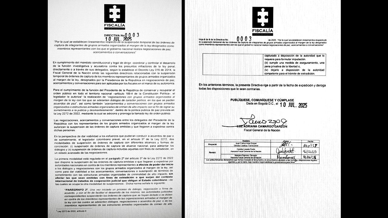  La directiva de la Fiscalía advierte que no se pueden solicitar órdenes de captura y los detenidos en flagrancia deben quedar en libertad.