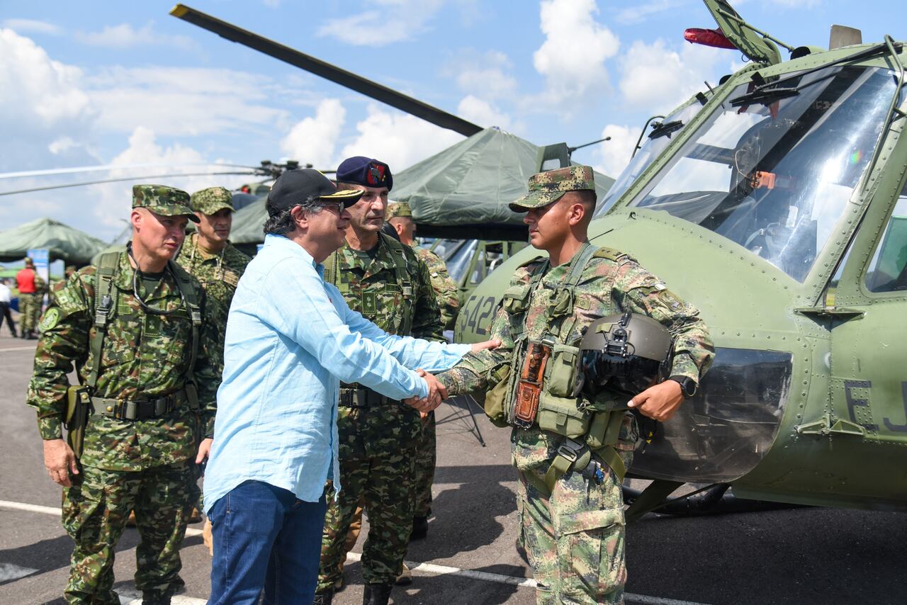 El Mandatario visitó el Fuerte Militar de Tolemaida