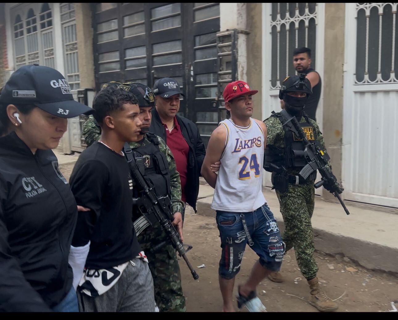 Capturados dos presuntos integrantes del Tren de Aragua por parte del Ejército.