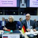 Reunión del Grupo de Contacto de Defensa de Ucrania durante una reunión de ministros de defensa de la OTAN en la sede de la Alianza en Bruselas.