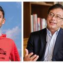 Egan Bernal volvió a cuestionar a Petro.