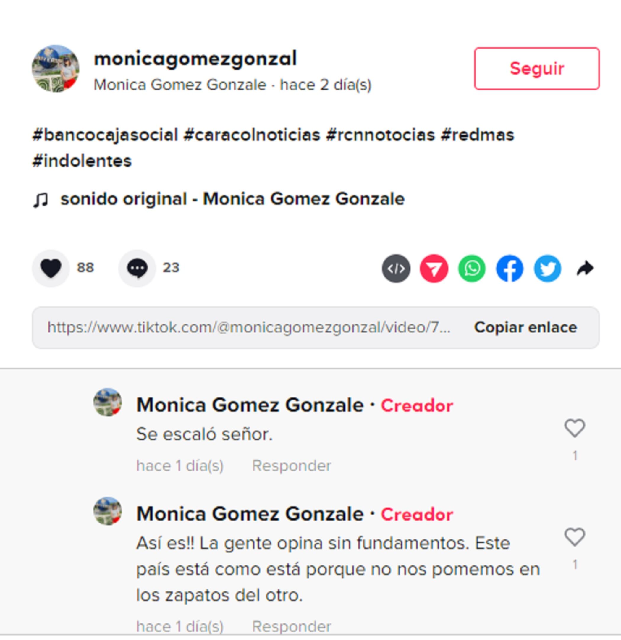 Captura de pantalla de redes