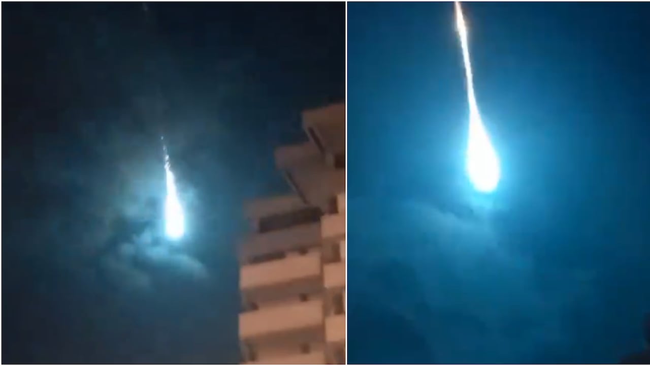 Meteorito surcó los cielos de España y Portugal.