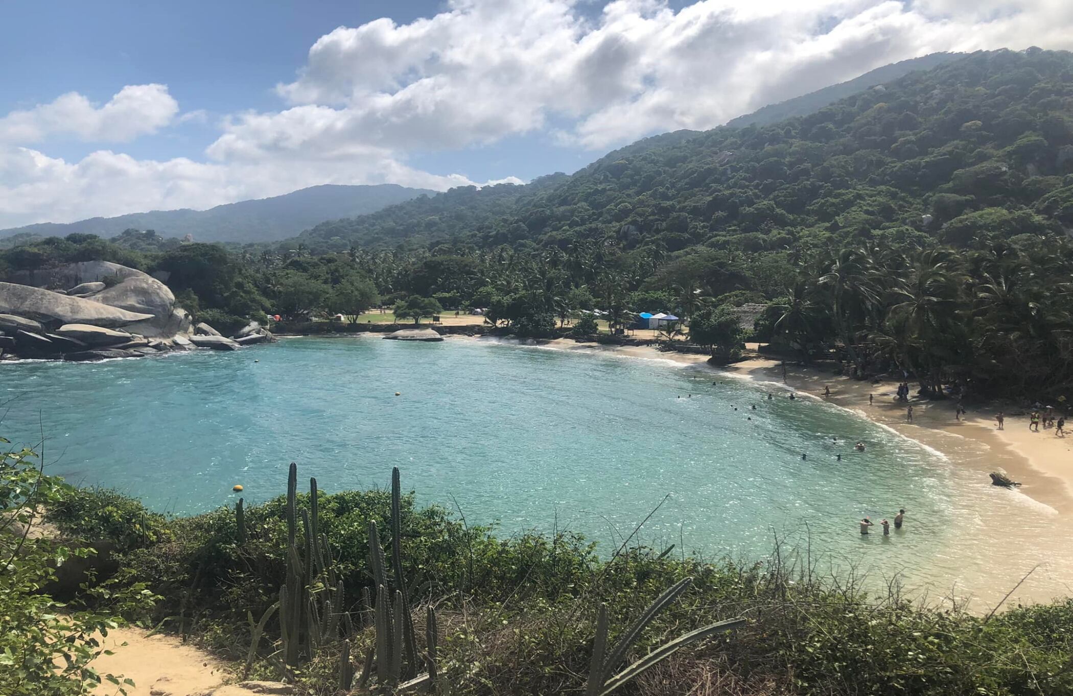 Playa Cristal, Santa Marta.