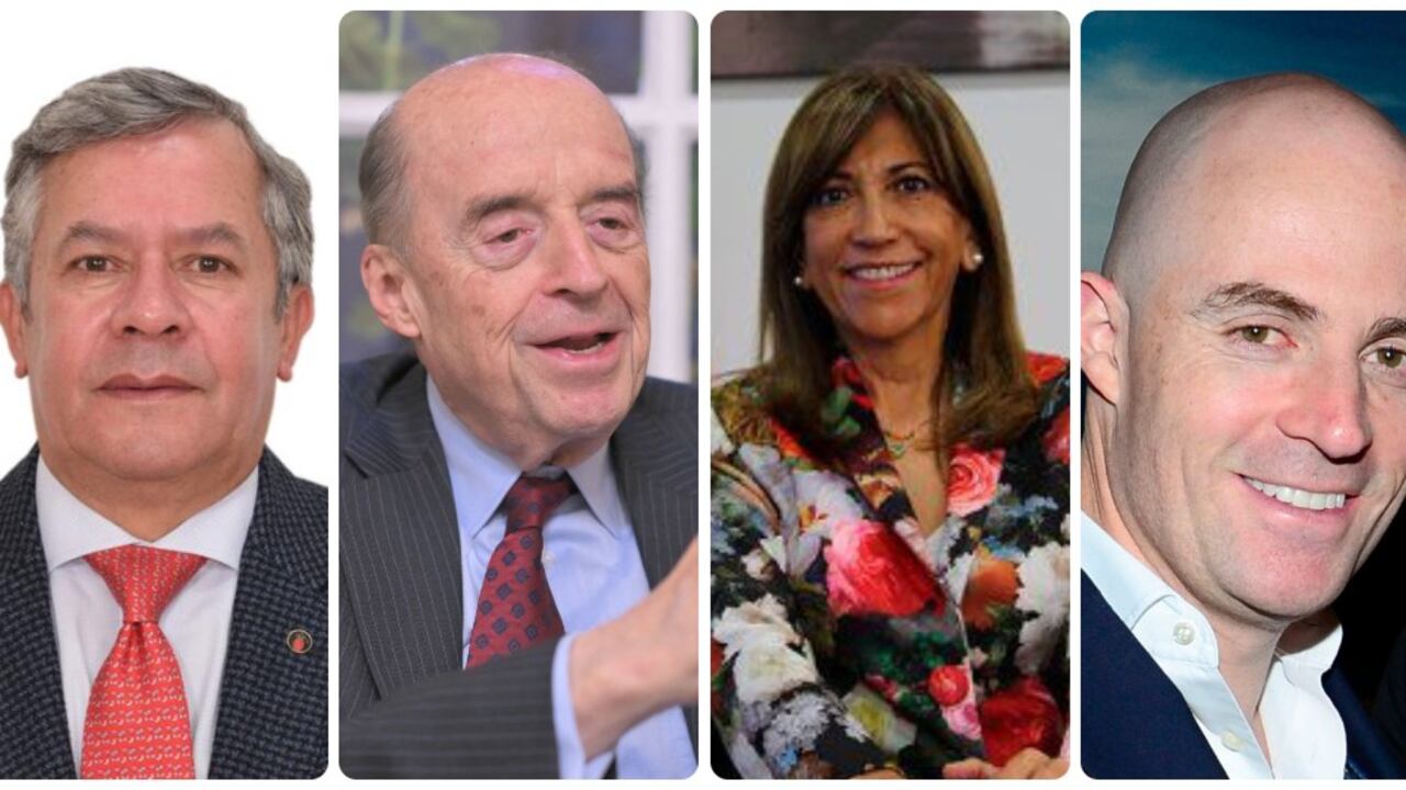 Juan Carlos Losada, Álvaro Leyva, Martha Lucía Zamora y Jorge Leyva.