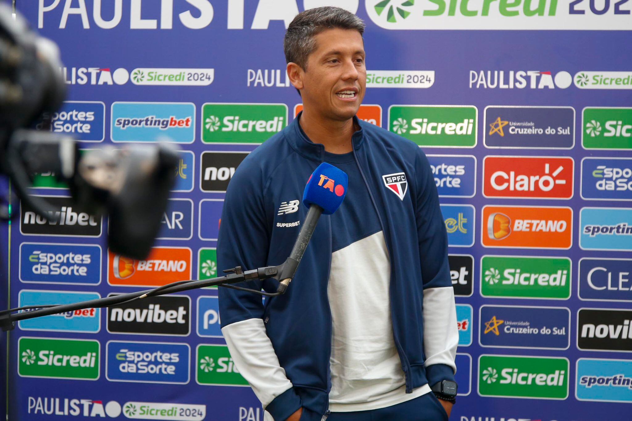 Thiago Carpini, técnico de Sao Paulo
