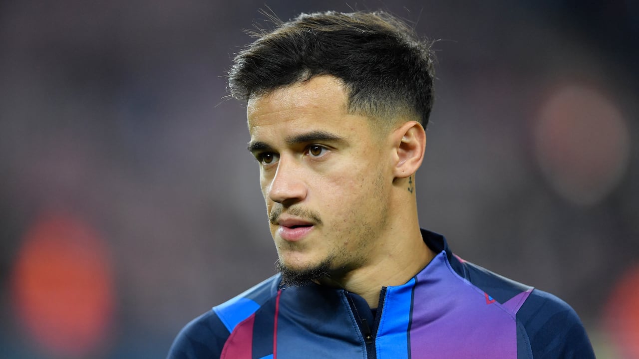 El jugador brasileño Philippe Coutinho