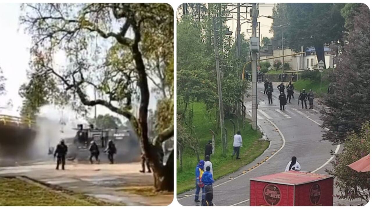 Protestas en la Universidad Nacional y Universidad Distrital en Bogotá