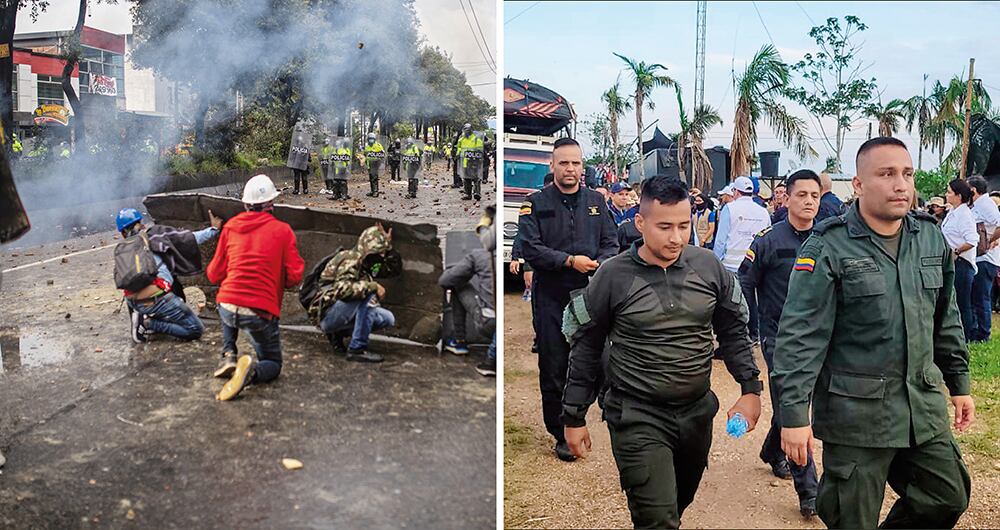 “Aquí no podemos permitir que la ilegalidad se tome los territorios. La Policía tiene que actuar”, dice el general Salamanca sobre la labor de su institución. 