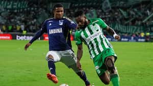 Imagen del partidazo entre Nacional y Millonarios en Medellín.