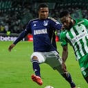 Imagen del partidazo entre Nacional y Millonarios en Medellín.