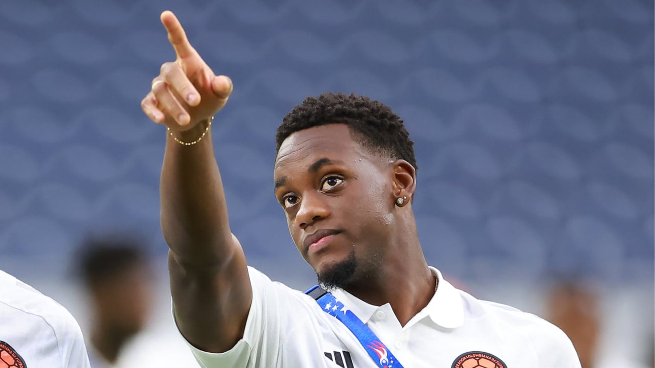 Jhon Jader Durán con la Selección Colombia en Copa América