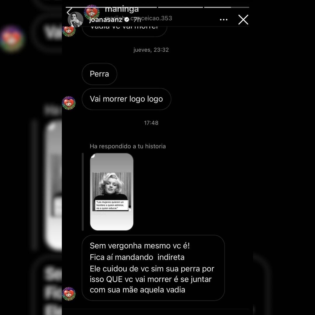 Indirecta de Joana Sanz a Dani Alves