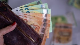 Billetes euros.