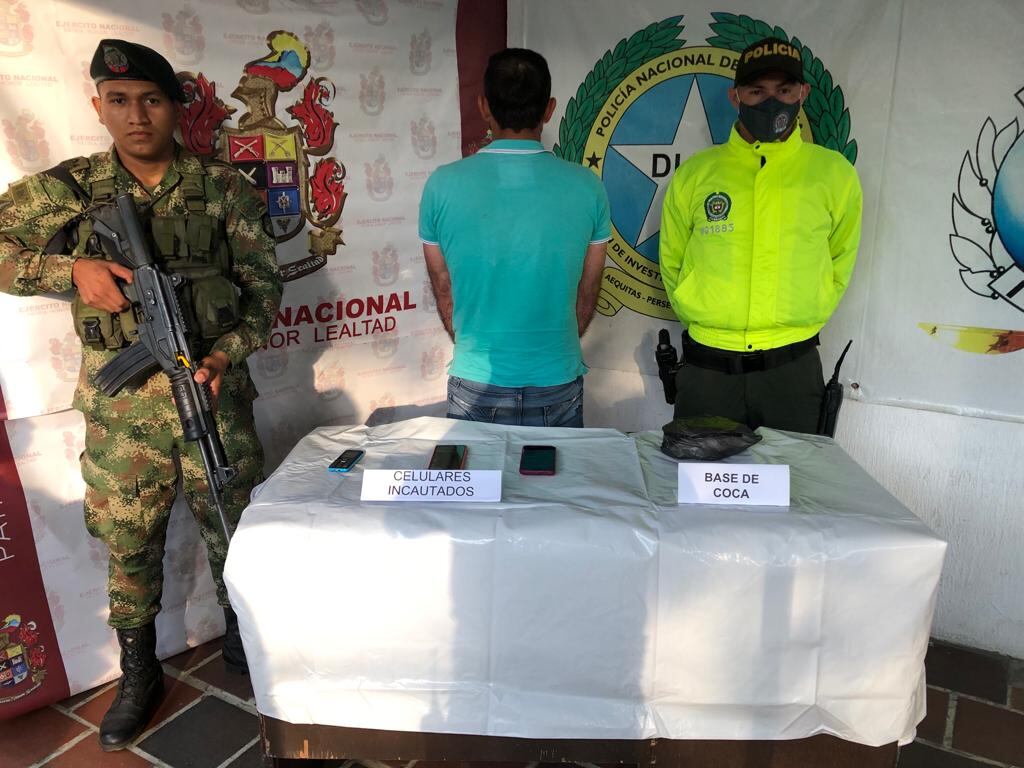 El detenido es oriundo de Hacarí.