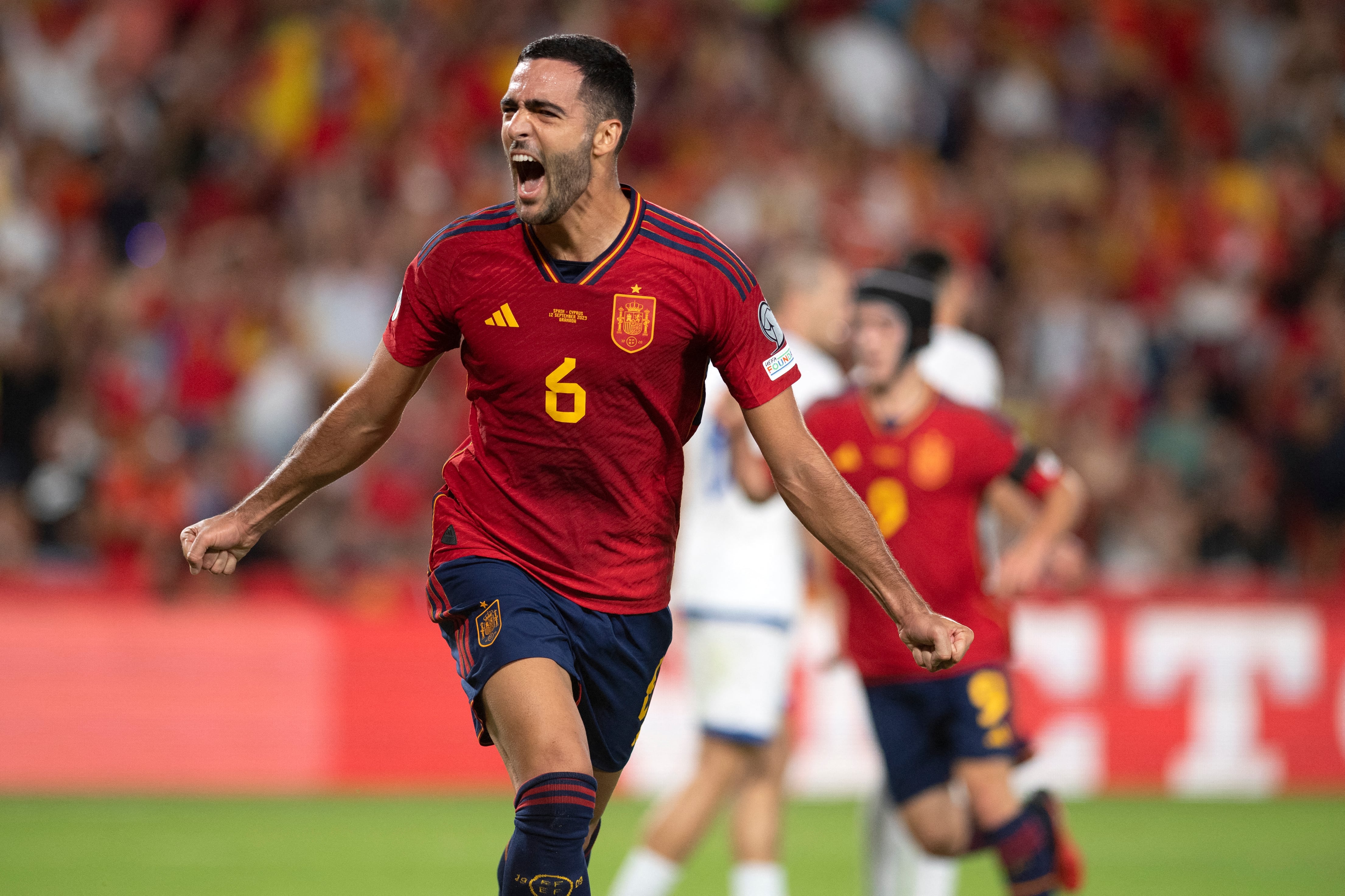 Merino se hizo presente como anotador en la goleada ante Chipre