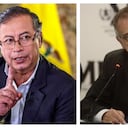 El presidente Gustavo Petro y el ministro de Defensa, Iván Velásquez