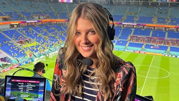 Andrea Guerrero y el percance que tuvo con uno de sus vestidos por las reglas de Catar