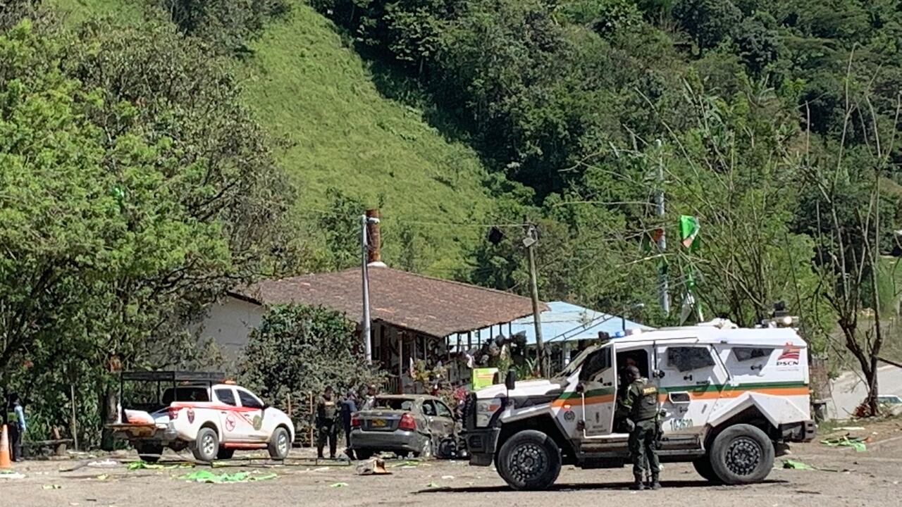 En el atentado en Cañasgordas, Antioquia murieron un Policía y un civil, de acuerdo con el reporte oficial de las autoridades.
