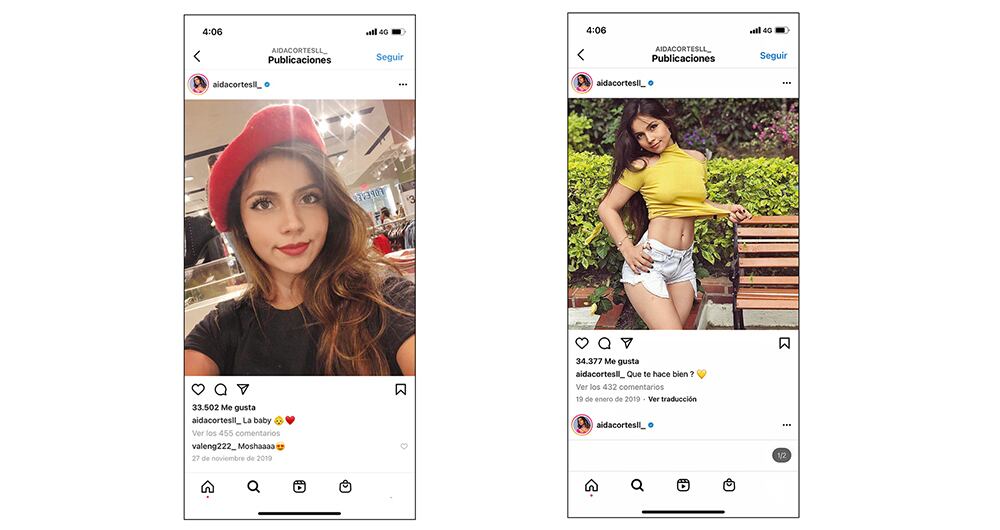 Aída Cortés asegura que no es una prostituta, sino una creadora de contenido digital.