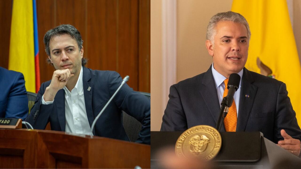 Daniel Quintero e Iván Duque.